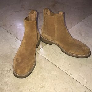 Brown Suede Chelsea Boots